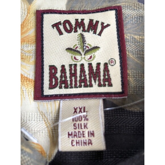 Tommy Bahama Mens Aloha Shirt 100% Silk Size XXL Floral Hawaiian Island Button - Picture 9 of 10